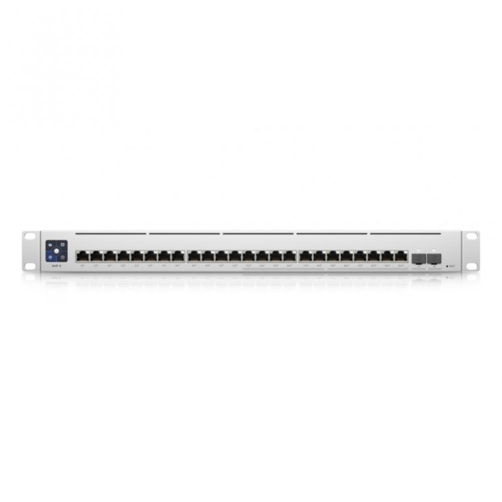 Ubiquiti - USW-ENTERPRISE-24-POE switch Gestionado L3 Gigabit Ethernet (10/100/1000) Energía sobre Ethernet (PoE) Plata