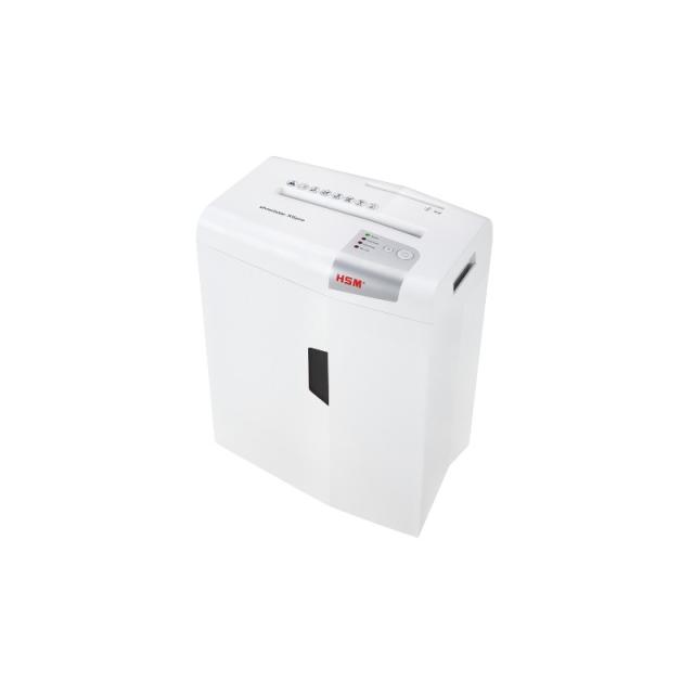 HSM - X6pro triturador de papel Corte en partículas 58 dB 22 cm Plata, Blanco
