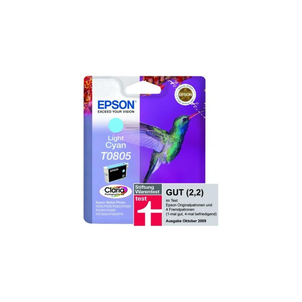 Epson - Hummingbird Singlepack Light Cyan T0805 Claria Photographic Ink