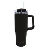 Muitomas - TRAVELMUG900BK taza de viaje 900 ml Negro Acero inoxidable