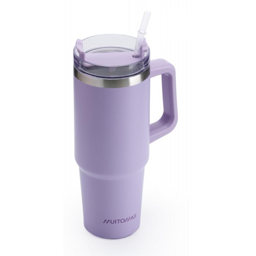 Muitomas - TRAVELMUG900VL taza de viaje 900 ml Violeta Acero inoxidable
