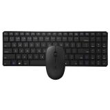 Rapoo - 9300M teclado Ratón incluido Hogar USB + RF Wireless + Bluetooth QWERTY Negro