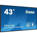 iiyama - LH4360UHS-B2AG pantalla de señalización Pizarra de caballete digital 108 cm (42.5") LED Wifi 500 cd / m² 4K Ultra HD Ne