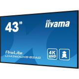 iiyama - LH4360UHS-B2AG pantalla de señalización Pizarra de caballete digital 108 cm (42.5") LED Wifi 500 cd / m² 4K Ultra HD Ne