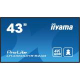 iiyama - LH4360UHS-B2AG pantalla de señalización Pizarra de caballete digital 108 cm (42.5") LED Wifi 500 cd / m² 4K Ultra HD Ne