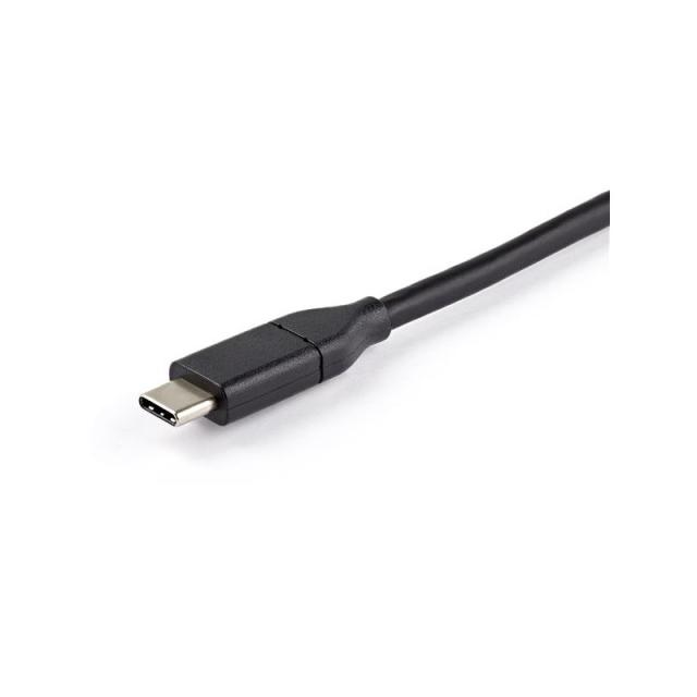 StarTech.com - Cable de 1m USB-C a DisplayPort 1.4 - Convertidor Bidireccional Adaptador de Vídeo USB Tipo C - HBR3/HDR/DSC - Ca