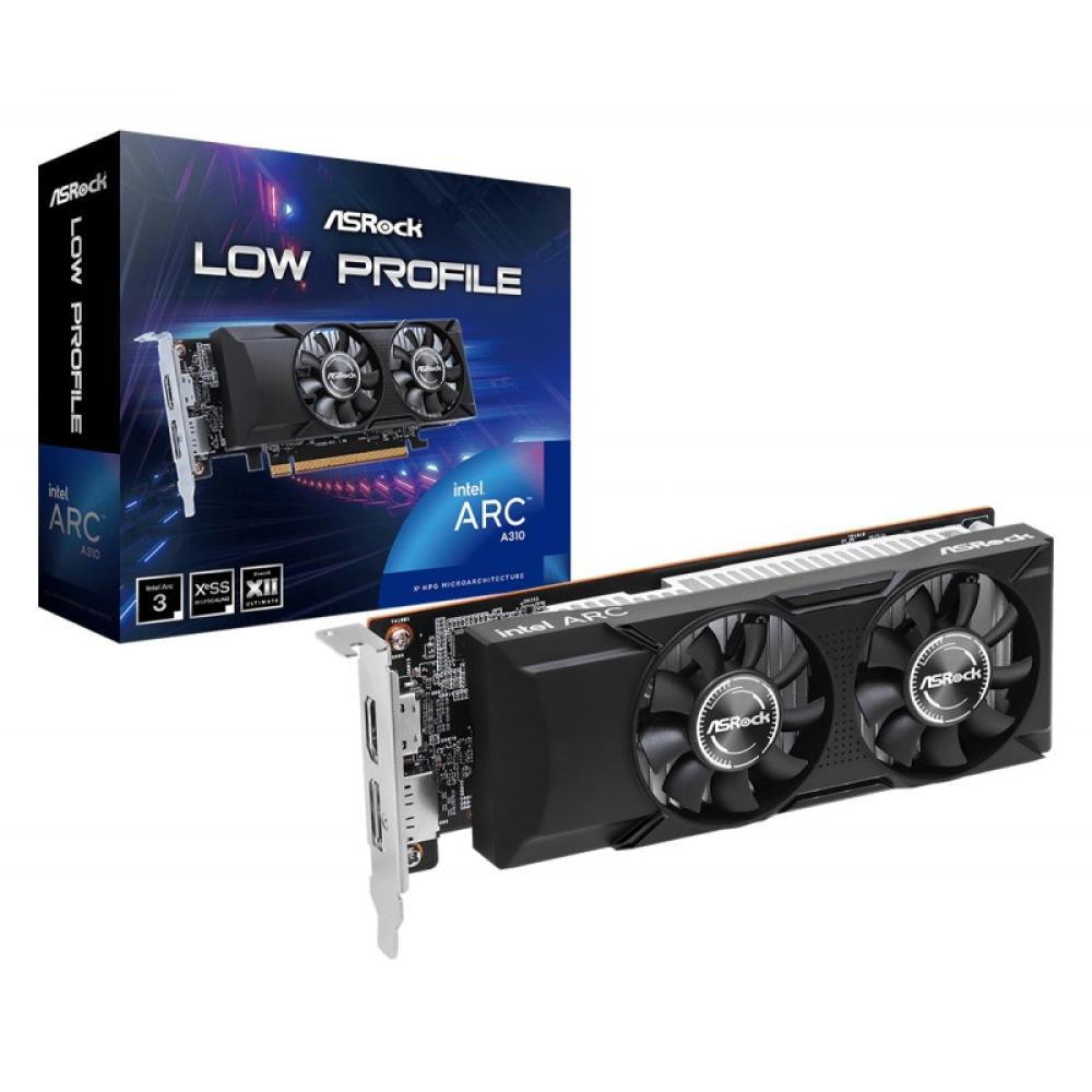 Asrock - Intel Arc A310 Low Profile 4GB GDDR6