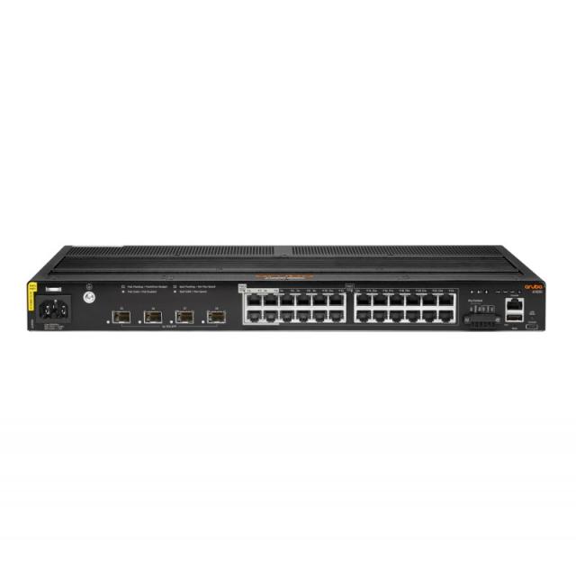 HPE - Aruba Networking Aruba 4100i Gestionado L2 Gigabit Ethernet (10/100/1000) Energía sobre Ethernet (PoE) 1U Negro