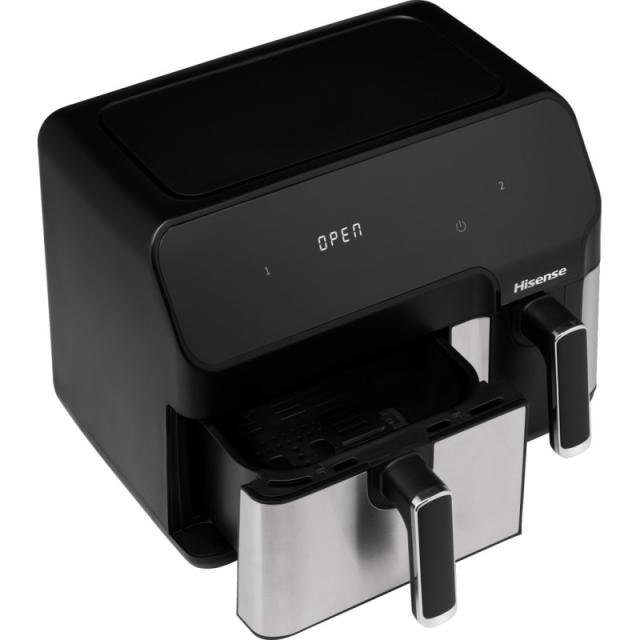 Hisense - HAF2900D Doble 8,6 L Independiente 1700 W Freidora de aire caliente Negro