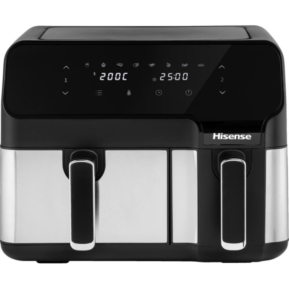 Hisense - HAF2900D Doble 8,6 L Independiente 1700 W Freidora de aire caliente Negro