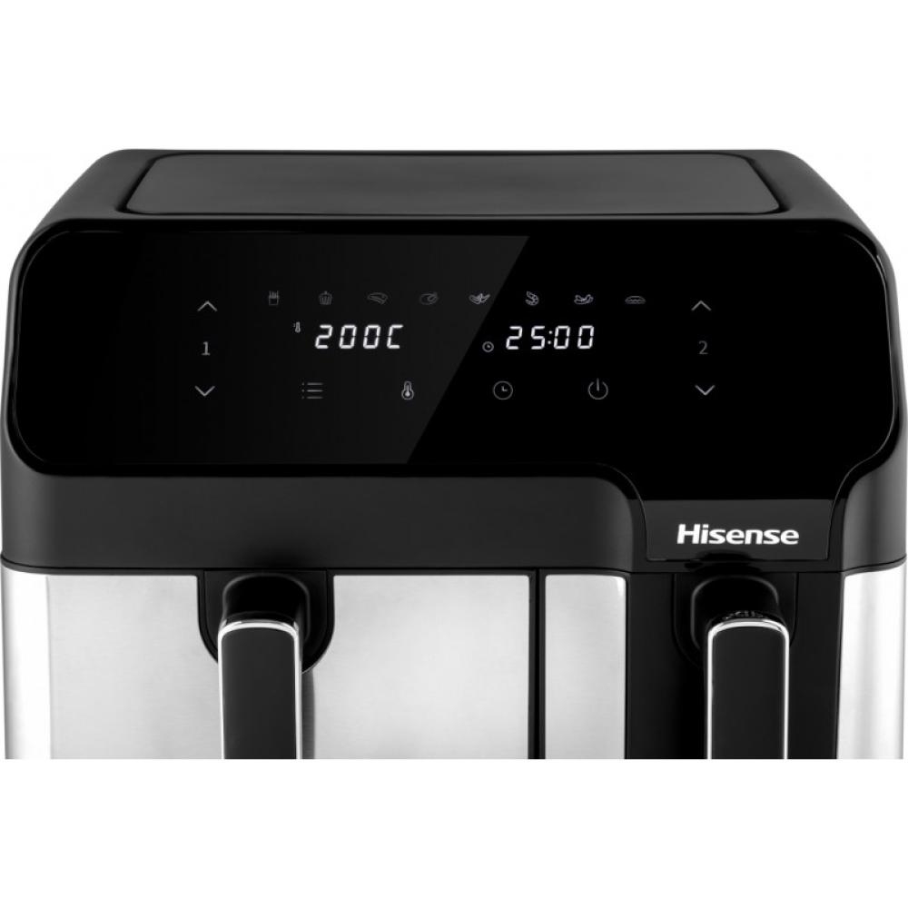 Hisense - HAF2900D Doble 8,6 L Independiente 1700 W Freidora de aire caliente Negro
