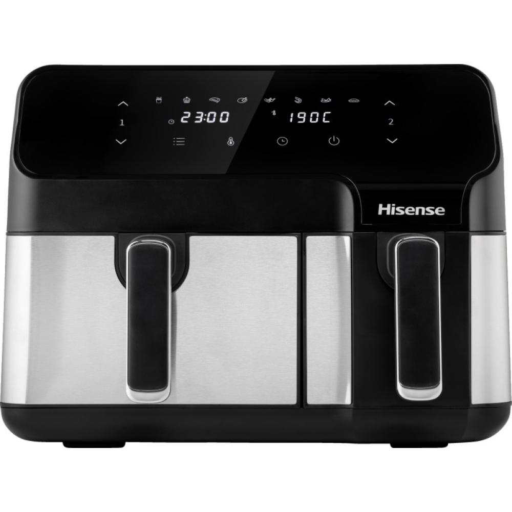 Hisense - HAF2900D Doble 8,6 L Independiente 1700 W Freidora de aire caliente Negro