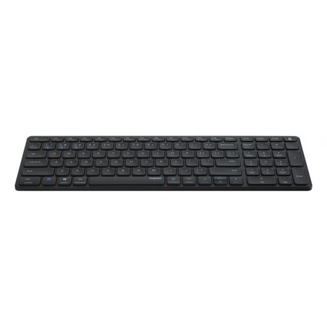 Rapoo - E9700M teclado Oficina RF Wireless + Bluetooth QWERTY Gris