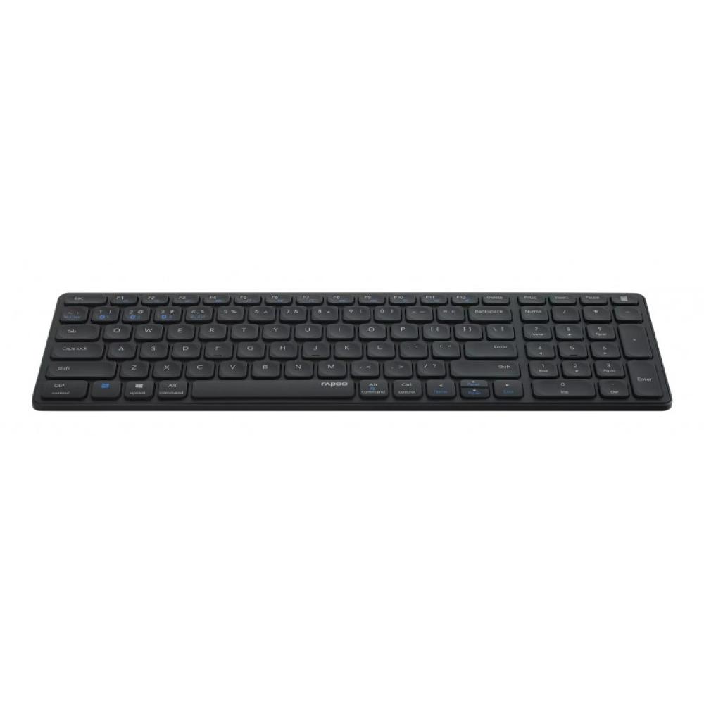Rapoo - E9700M teclado Oficina RF Wireless + Bluetooth QWERTY Gris