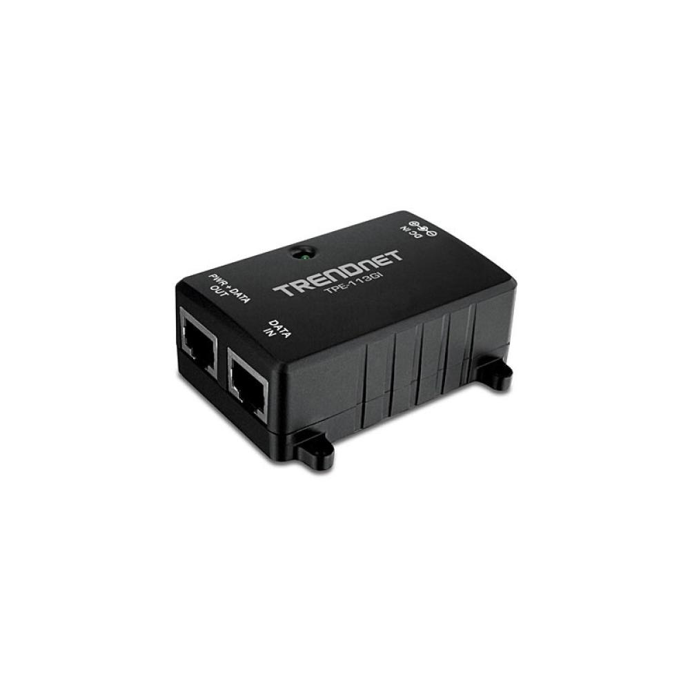 Trendnet - TPE-113GI adaptador e inyector de PoE Gigabit Ethernet 48 V