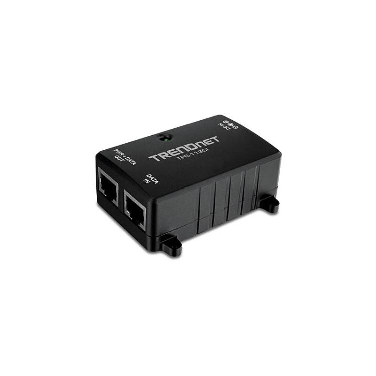 Trendnet - TPE-113GI adaptador e inyector de PoE Gigabit Ethernet 48 V