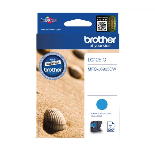 Brother - LC12EC cartucho de tinta 1 pieza(s) Original Cian