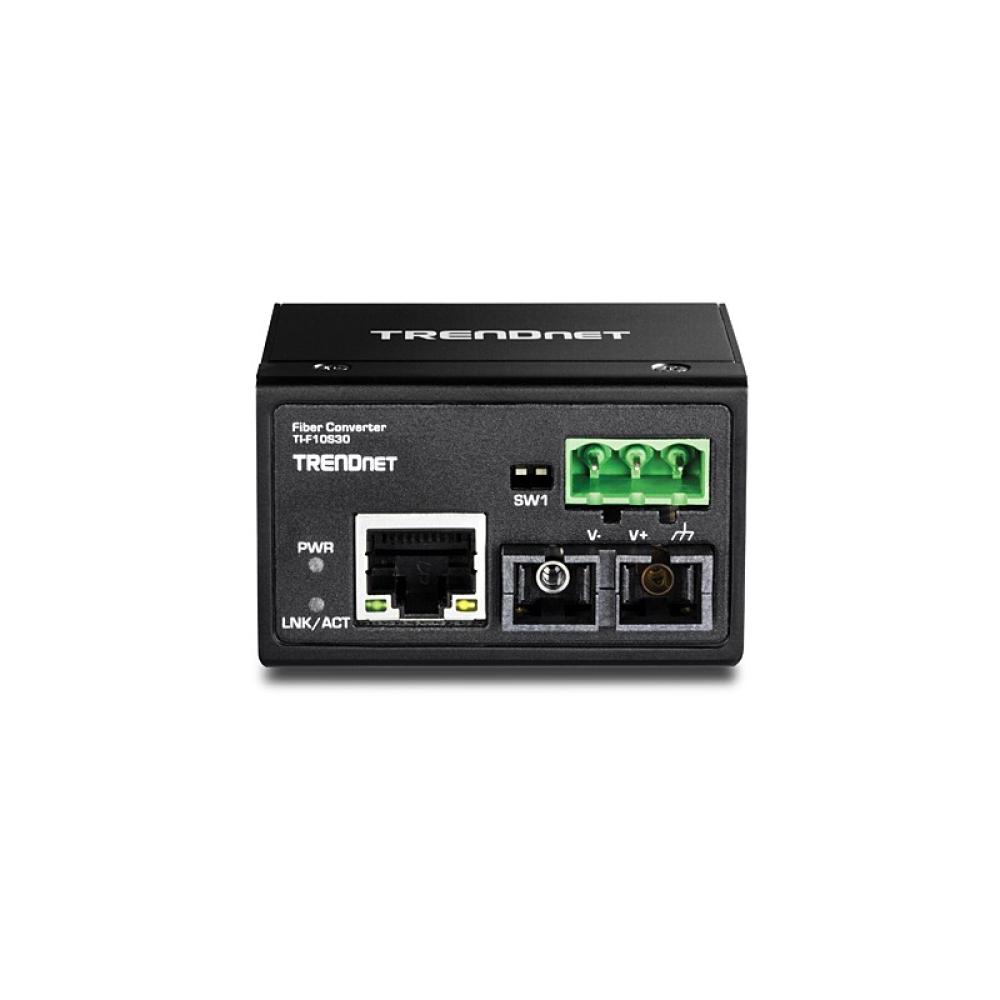 Trendnet - TI-F10S30 convertidor de medio 200 Mbit/s 1310 nm Monomodo Negro
