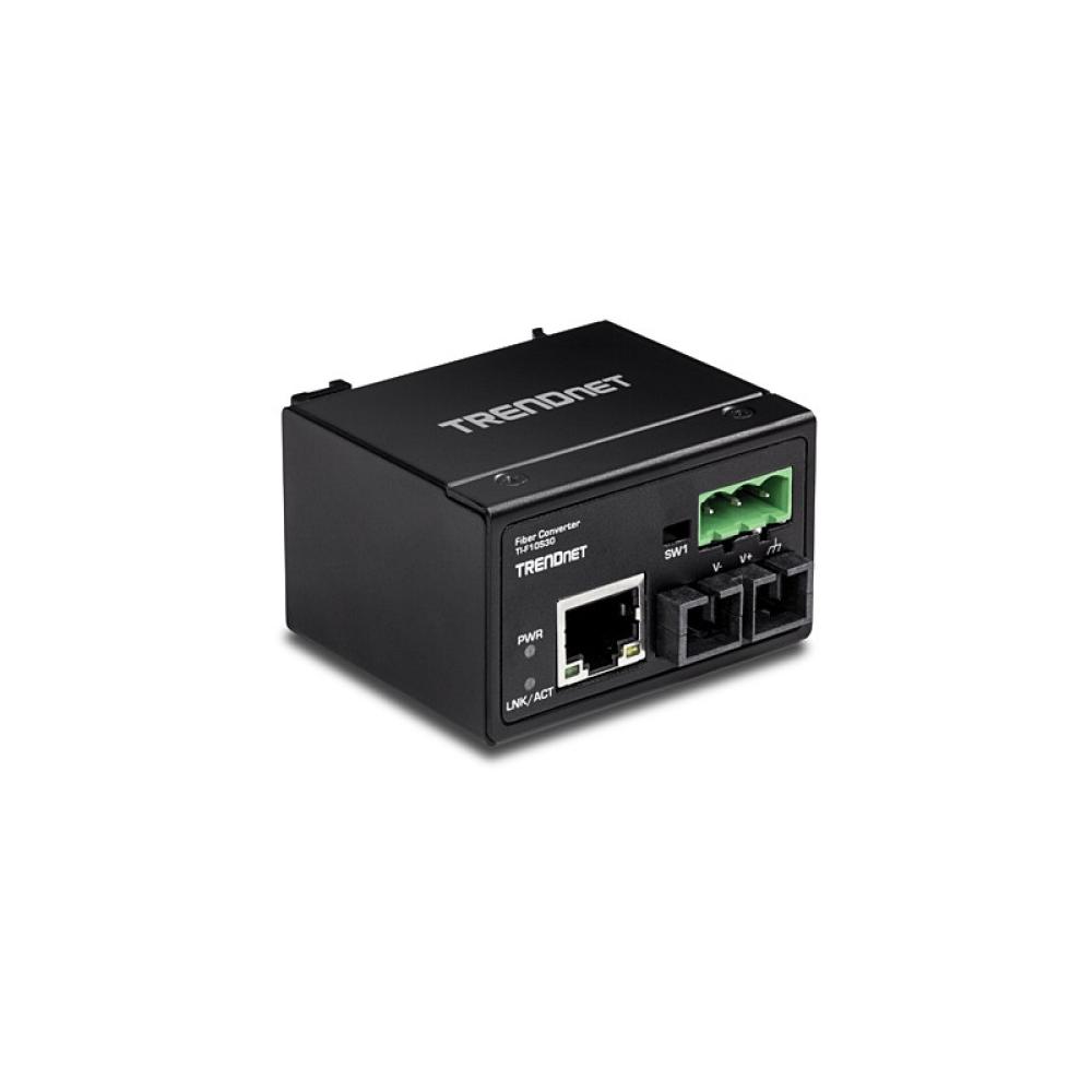 Trendnet - TI-F10S30 convertidor de medio 200 Mbit/s 1310 nm Monomodo Negro