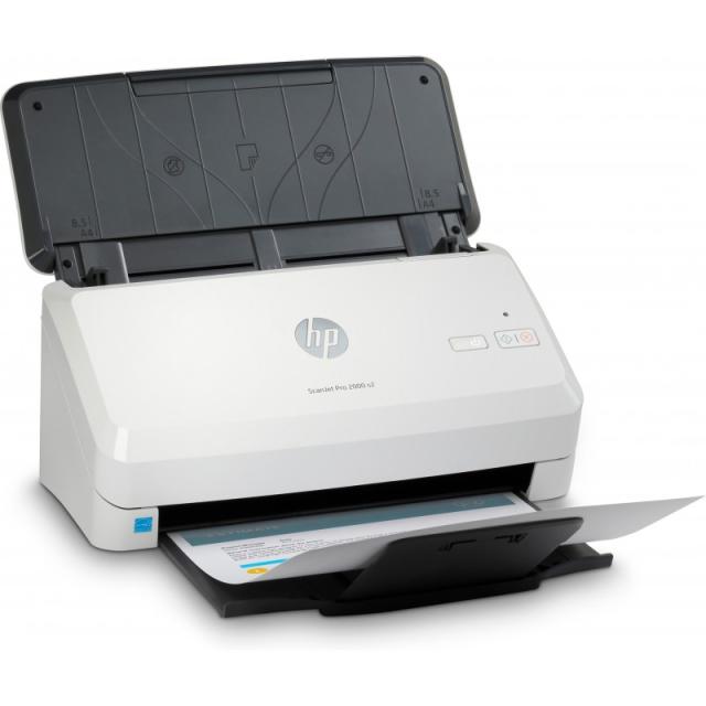 HP - ScanJet Pro 2000 s2 Escáner alimentado con hojas 600 x 600 DPI A4 Negro, Blanco
