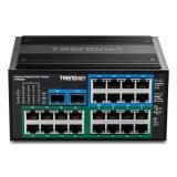 Trendnet - TI-PG262 switch No administrado Gigabit Ethernet (10/100/1000) Energía sobre Ethernet (PoE) Negro