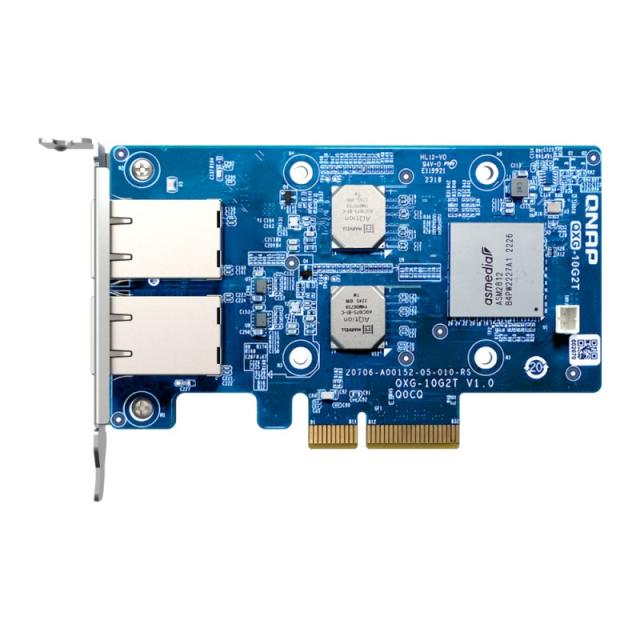 QNAP - QXG-10G2T adaptador y tarjeta de red Interno Ethernet 10000 Mbit/s