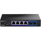 Trendnet - TEG-S562 switch No administrado 2.5G Ethernet (100/1000/2500) Negro