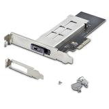 StarTech.com - Tarjeta PCIe x4 a SSD NVMe M.2 - Rack Móvil Backplane con Bandeja Removible Hot Swap Intercambiable en Caliente -