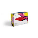 TooQ - TQE-2527R caja para disco duro externo 2.5" Caja de disco duro (HDD) Negro, Rojo