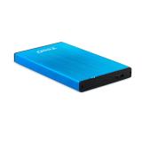 TooQ - TQE-2527BL caja para disco duro externo Caja de disco duro (HDD) Negro, Azul 2.5"