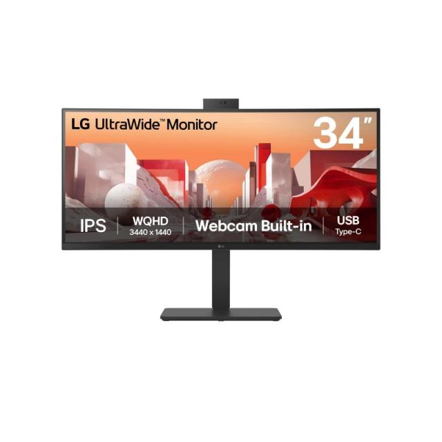 LG - 34BA85QE-B pantalla para PC 86,4 cm (34") 3440 x 1440 Pixeles Wide Quad HD LCD Negro