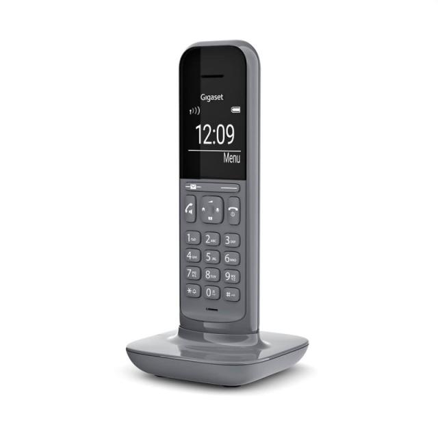 Gigaset - CL390 Teléfono DECT/analógico Identificador de llamadas Gris