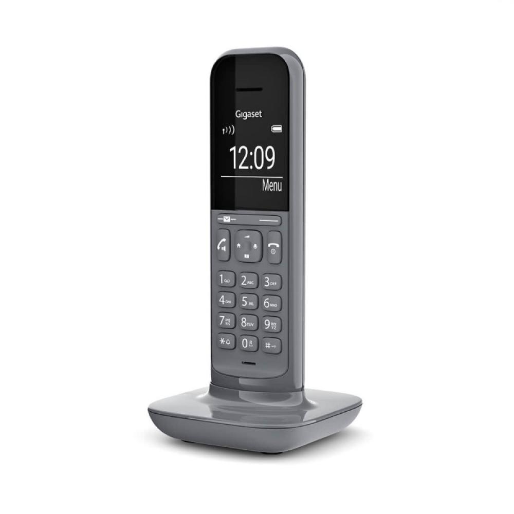 Gigaset - CL390 Teléfono DECT/analógico Identificador de llamadas Gris
