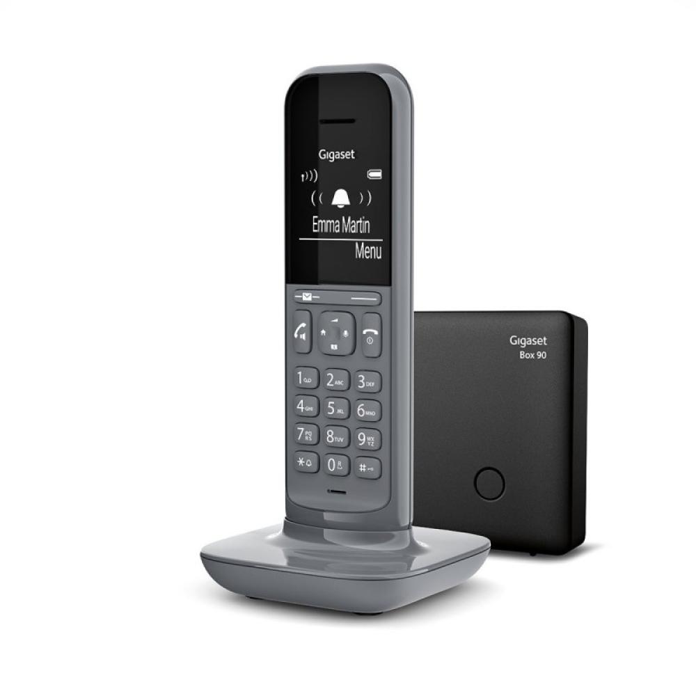 Gigaset - CL390 Teléfono DECT/analógico Identificador de llamadas Gris