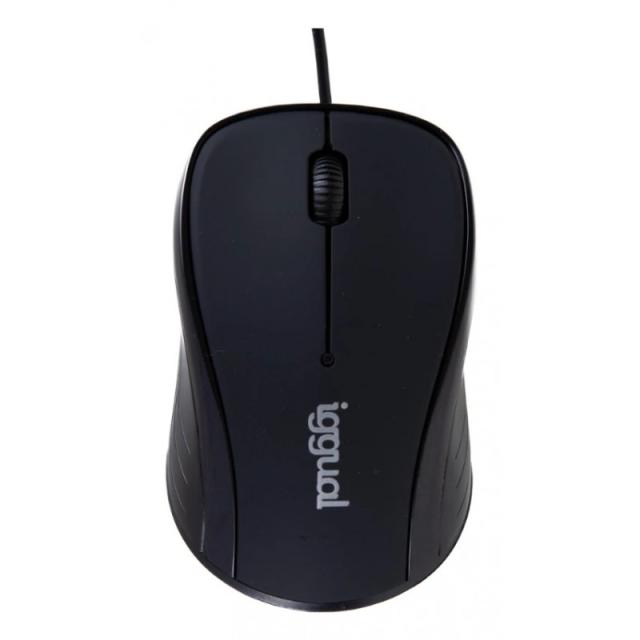 iggual - Ratón óptico XS-KIDS-1600DPI negro