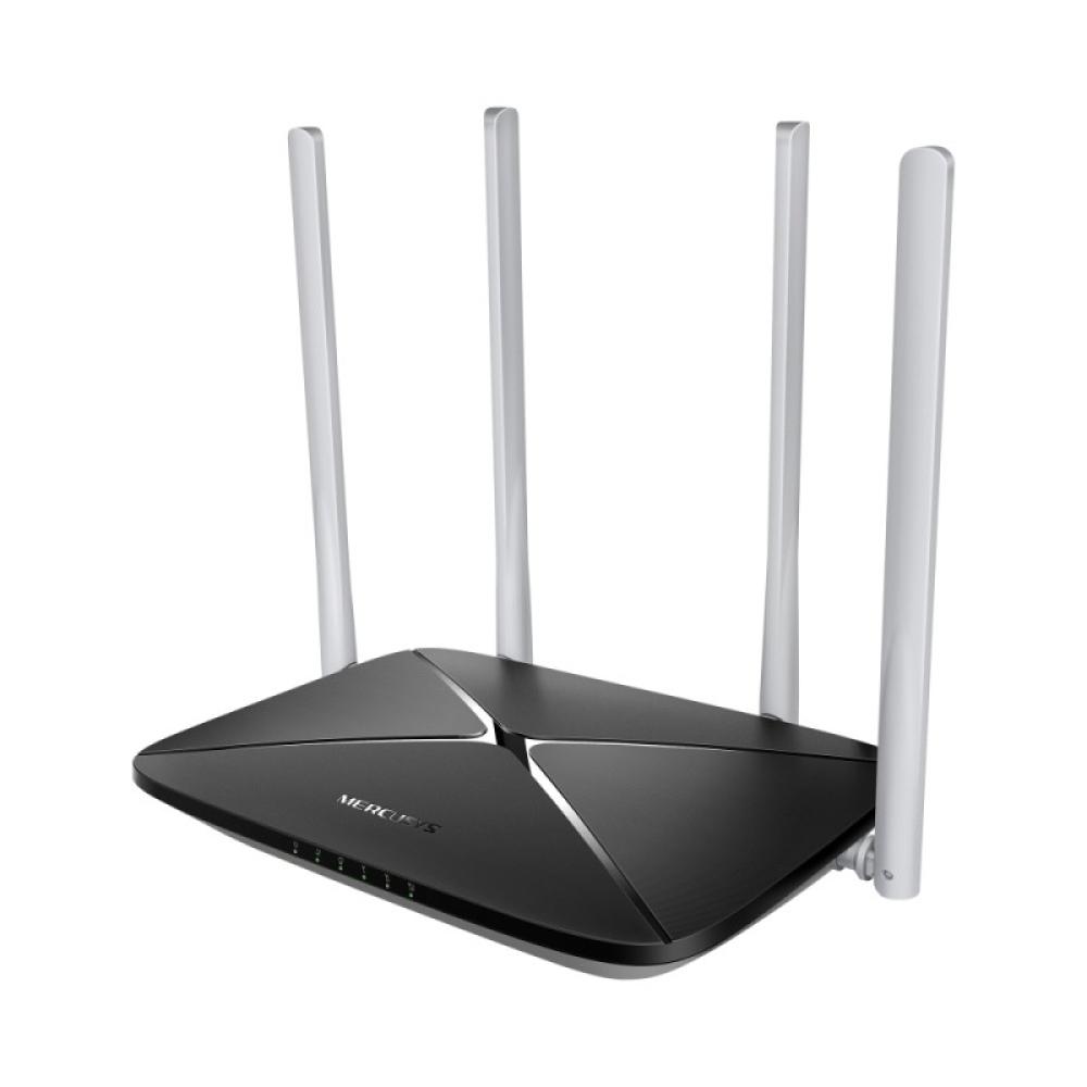 Mercusys - MB135-4G router inalámbrico Ethernet rápido Doble banda (2,4 GHz / 5 GHz) Negro