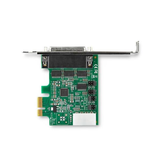 StarTech.com - Tarjeta Adaptadora Serie PCI Express RS232 de 4 Puertos - Tarjeta Controladora Serie PCIe RS232 - PCIe - PEX4S953