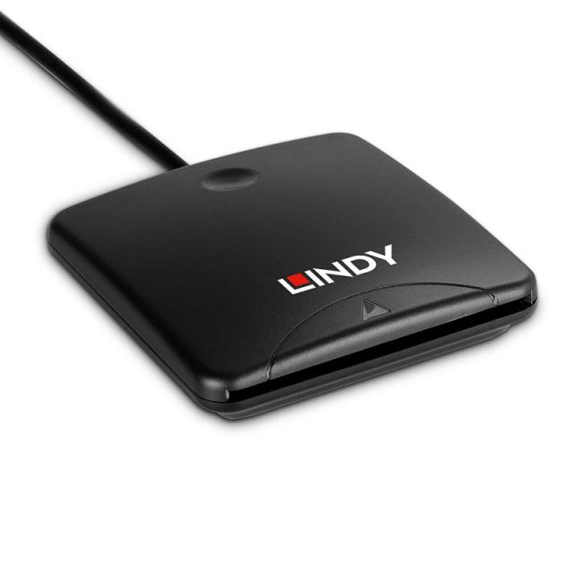 Lindy - 43407 lector de tarjeta magnética USB Negro