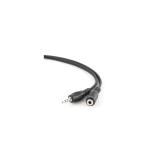 Gembird - 1.5 m, 3.5mm/3.5mm, M/F cable de audio 1,5 m 3,5mm Negro