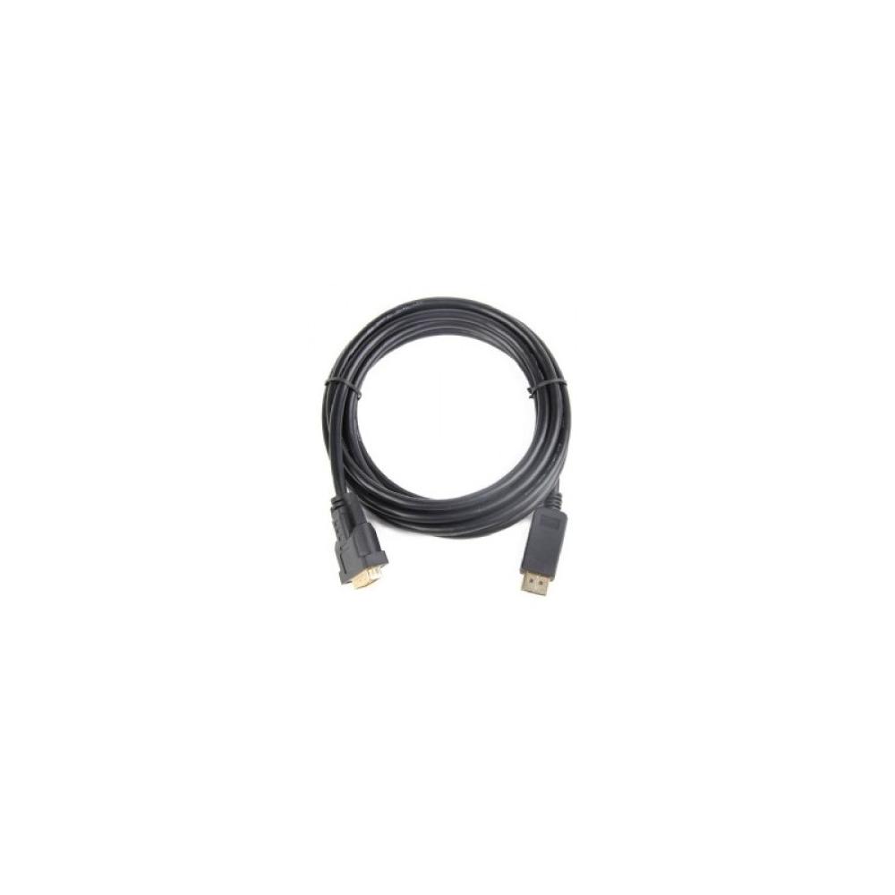 Gembird - CC-DPM-DVIM-6 adaptador de cable de vídeo 1,8 m DisplayPort DVI Negro
