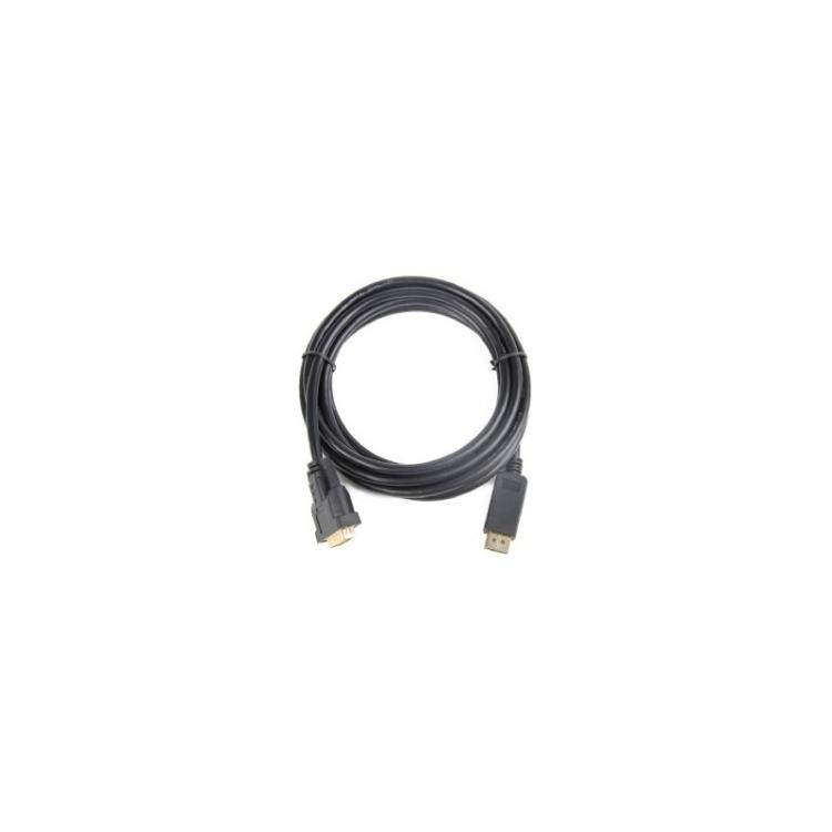 Gembird - CC-DPM-DVIM-6 adaptador de cable de vídeo 1,8 m DisplayPort DVI Negro