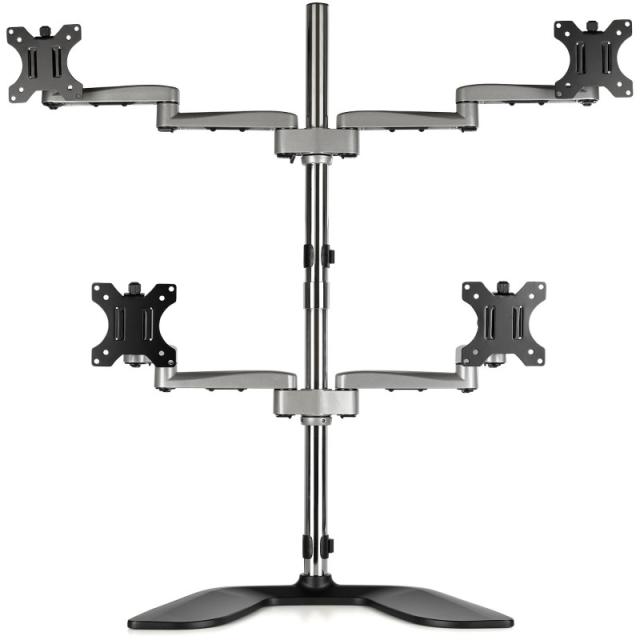 StarTech.com - Base Soporte de Escritorio para 4 Monitores - Articulado - En Acero y Aluminio
