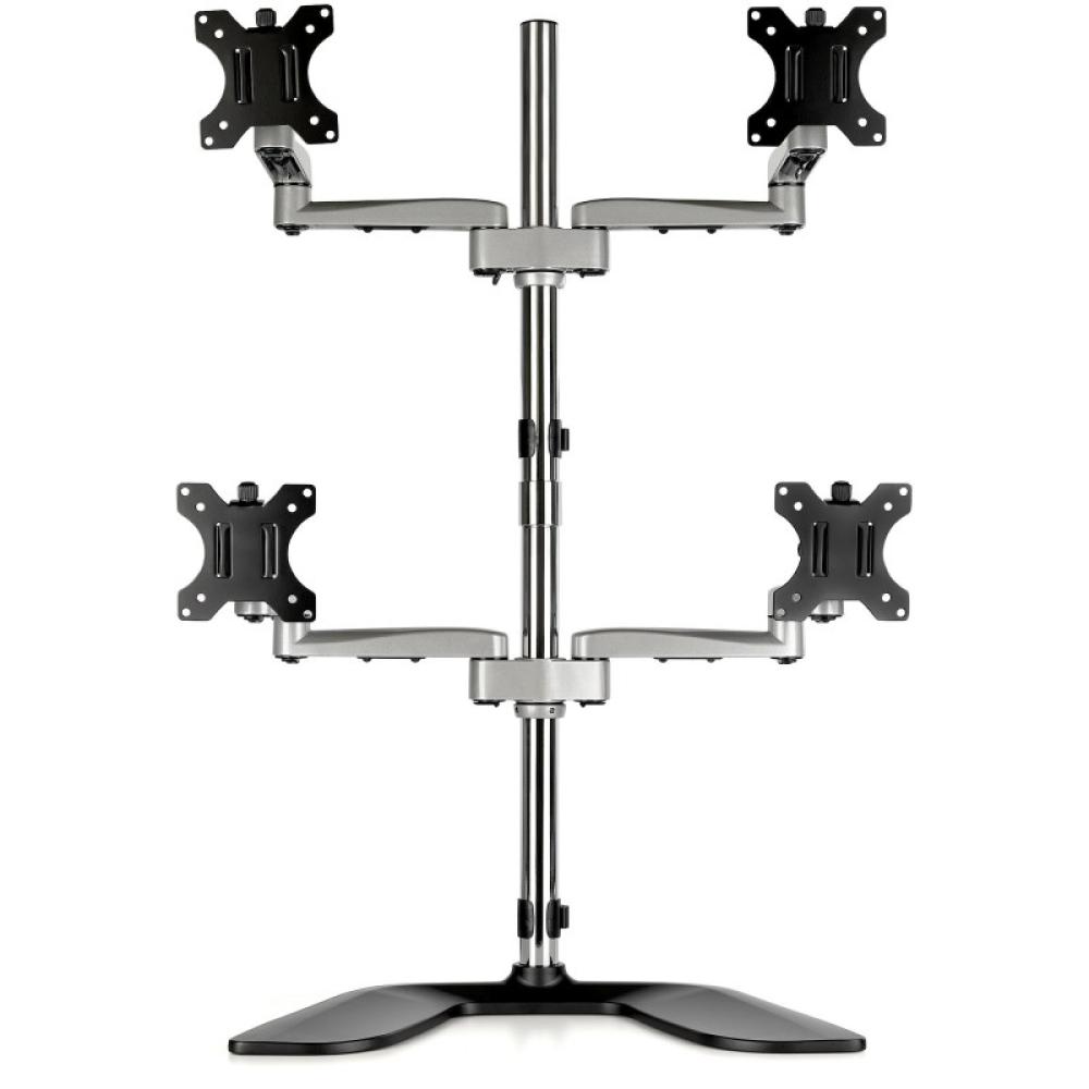 StarTech.com - Base Soporte de Escritorio para 4 Monitores - Articulado - En Acero y Aluminio