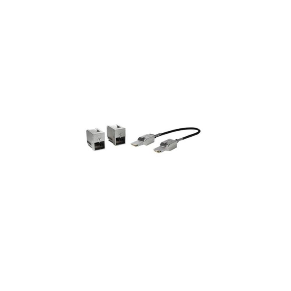 Cisco - C9300L-STACK-KIT Cable de fibra óptica e InfiniBand 0,5 m Negro, Gris