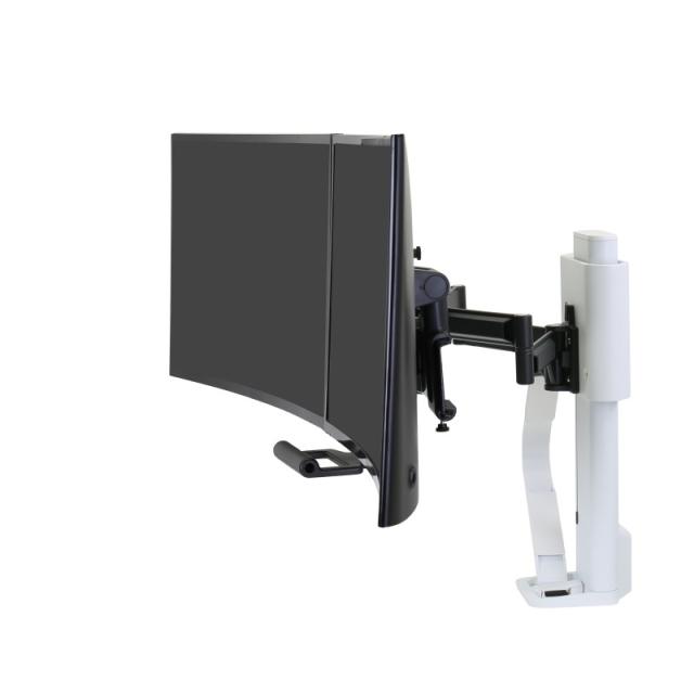 Ergotron - TRACE 45-631-216 soporte para monitor 68,6 cm (27") Blanco Escritorio