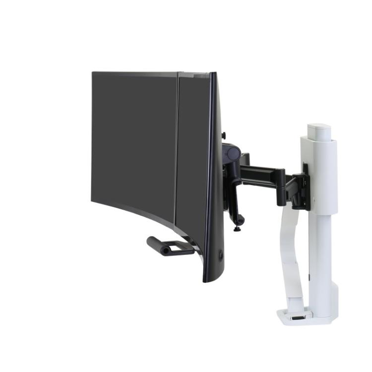 Ergotron - TRACE 45-631-216 soporte para monitor 68,6 cm (27") Blanco Escritorio