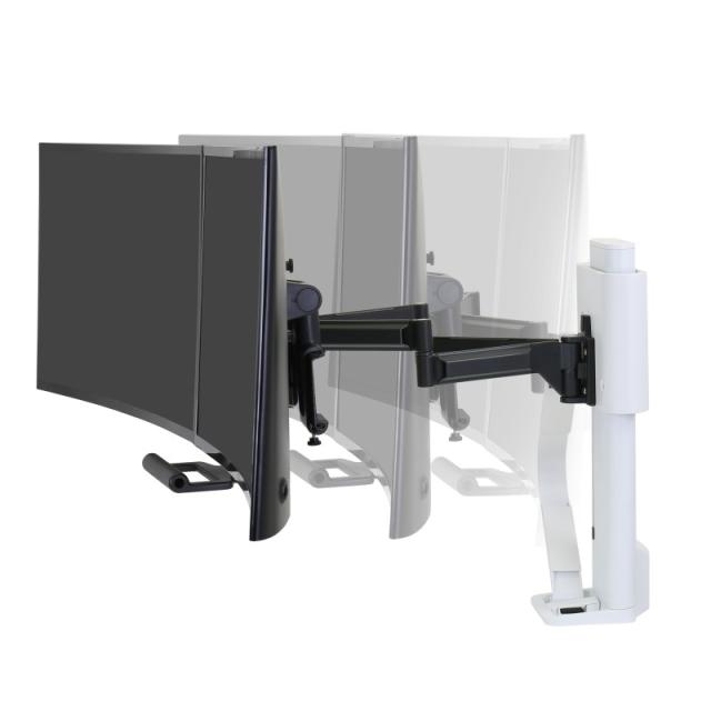 Ergotron - TRACE 45-631-216 soporte para monitor 68,6 cm (27") Blanco Escritorio