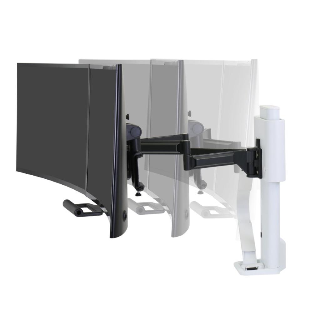 Ergotron - TRACE 45-631-216 soporte para monitor 68,6 cm (27") Blanco Escritorio