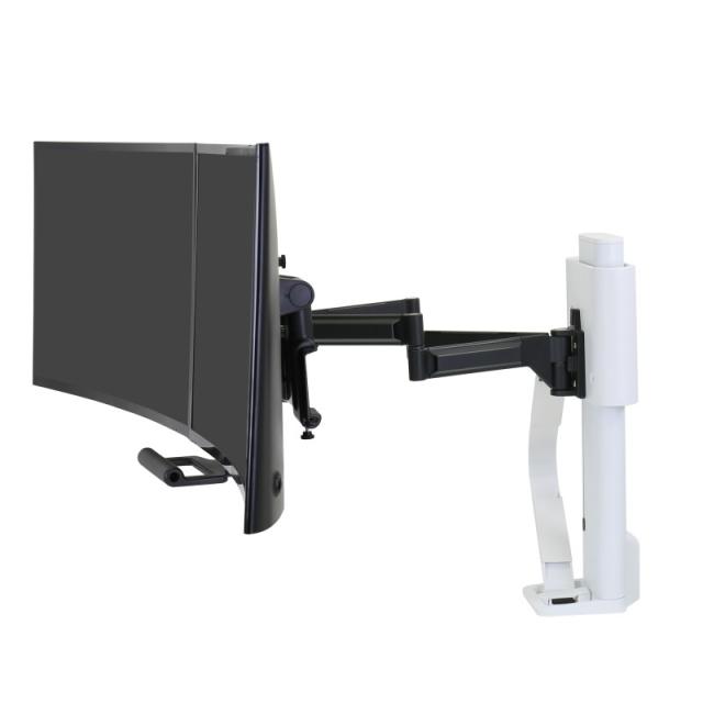 Ergotron - TRACE 45-631-216 soporte para monitor 68,6 cm (27") Blanco Escritorio