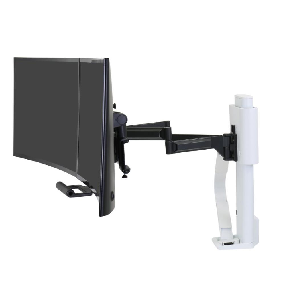 Ergotron - TRACE 45-631-216 soporte para monitor 68,6 cm (27") Blanco Escritorio